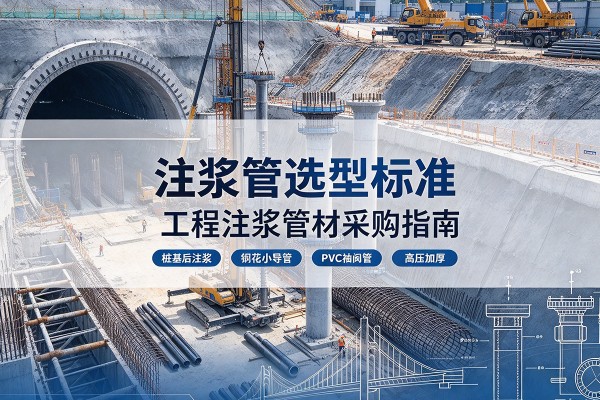 南岸区注浆管选型标准